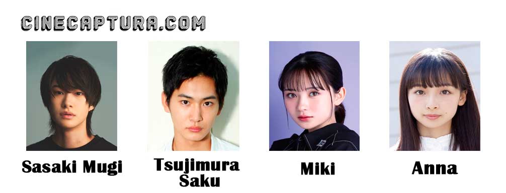 Nakayama Satsuki,Oshida Gaku,Hata Mei, y Hanamura Asuka 
