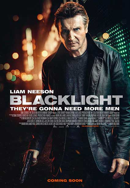 Blacklight-El mediador poster película-Liam Neeson.