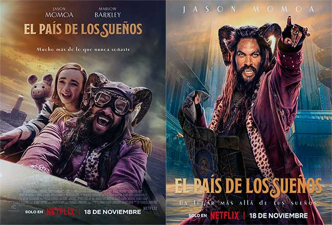 El país de los sueños-Jason Momoa y Marlow Barkley-Netflix.