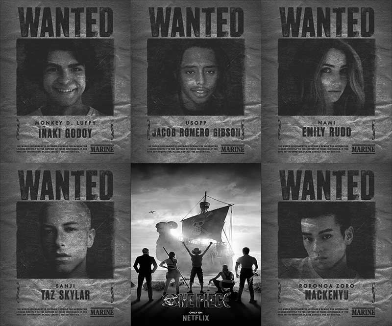 Reparto serie One Piece-Personajes principales