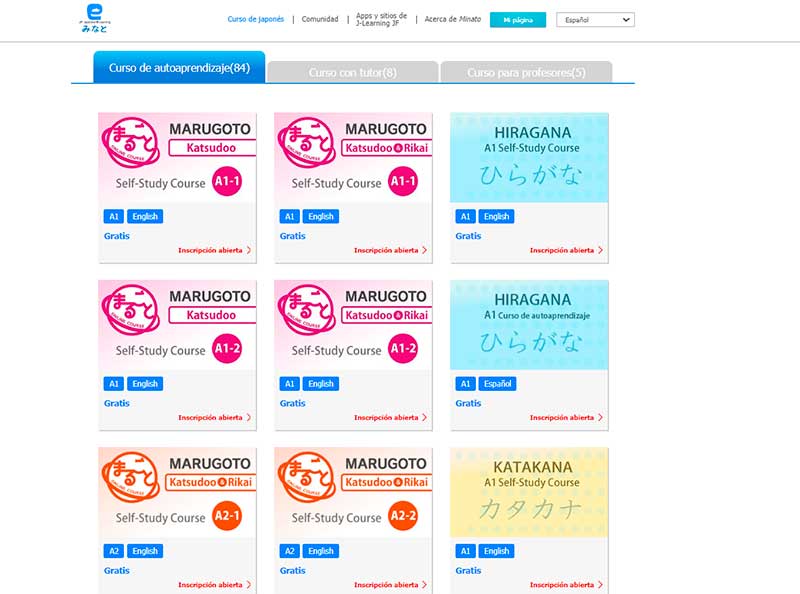 Cursos iniciacion al kanji, hiragana, katakana, japonés diferentes niveles