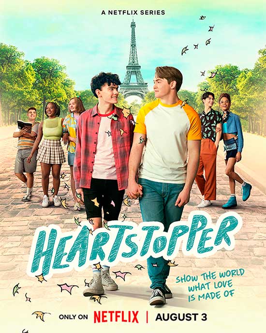 Heartstopper segunda temporada cartel oficial-Netflix