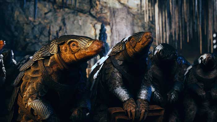 Pangolines en El reino secreto-Movistar plus