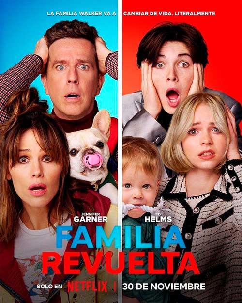 Familia revuelta cartel oficial Netflix